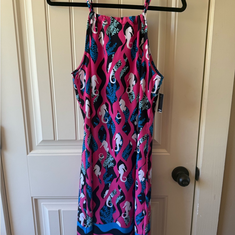 Crown & Ivy colorful sleeveless dress